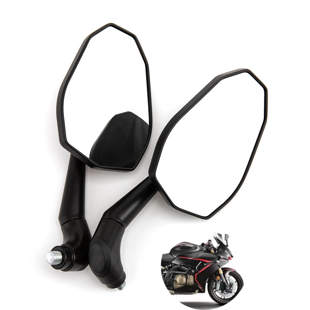 Motorcycle Rearview Side Mirror Black Motorcycle Side Mirrors Left & Right For CFMOTO 250SR 300SR SR250 CF250-6
Motorcycle Rearview Side Mirror Black Motorcycle Side Mirrors Left & Right For CFMOTO 250SR 300SR SR250 CF250-6