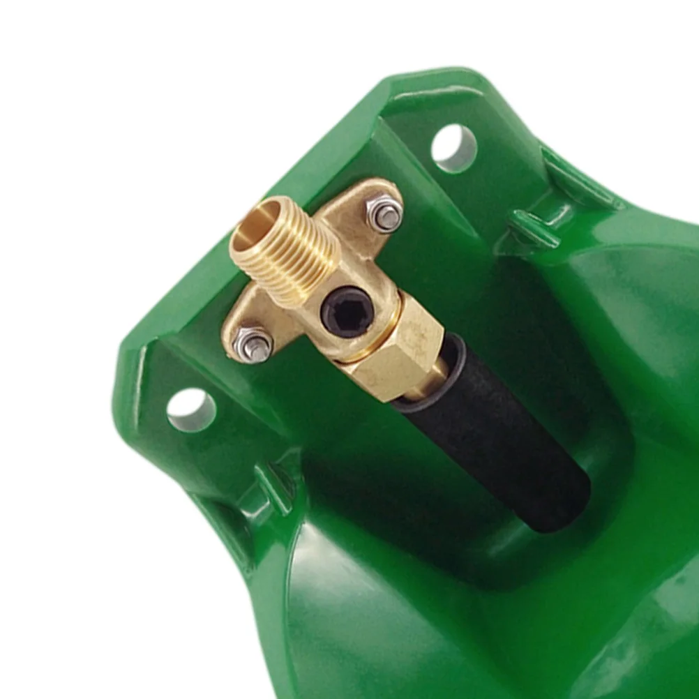 Goat Drinking Bowl Green Plastic Metal Hard Rust Resistant Automatic Water Feeder for Farm Sheep Pig Livestock Use Animal Water
Goat Drinking Bowl Green Plastic Metal Hard Rust Resistant Automatic Water Feeder for Farm Sheep Pig Livestock Use Animal Water