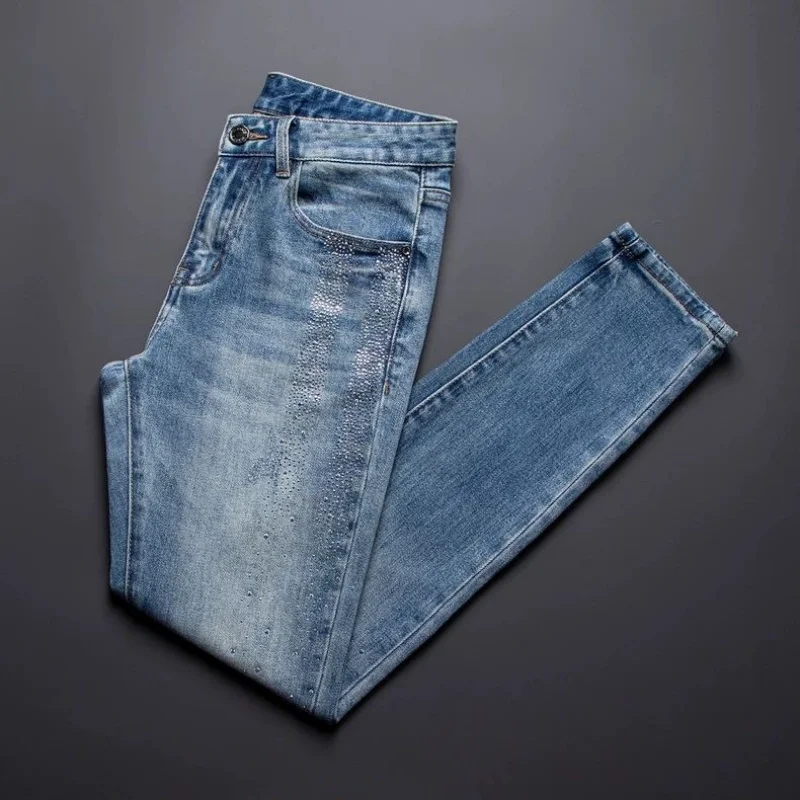 New Spring/Autumn Fashion Solid Color Classic Straight Leg Stretch Blue Jeans Men's Casual Sports High Quality Denim Trousers
New Spring/Autumn Fashion Solid Color Classic Straight Leg Stretch Blue Jeans Men's Casual Sports High Quality Denim Trousers