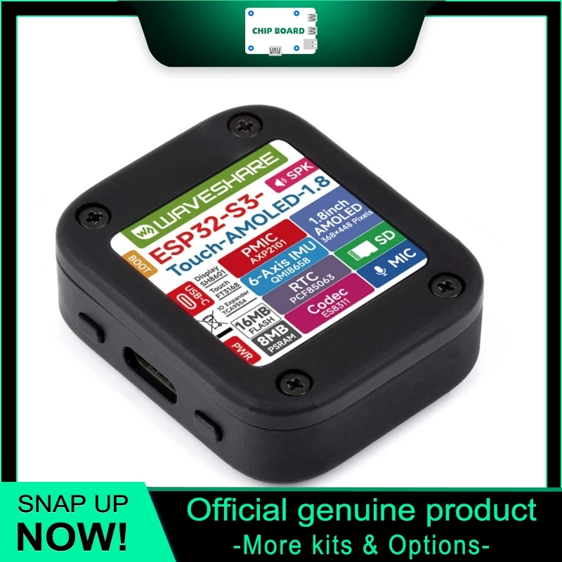 WaveshareESP32S31.8inchAMOLEDTouchDisplayBoard32bitLX7DualCore368x448
WaveshareESP32S31.8inchAMOLEDTouchDisplayBoard32bitLX7DualCore368x448