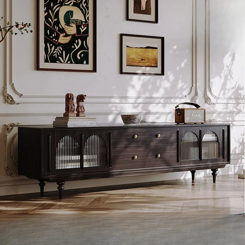 Light Luxury American Pure Solid Wood TV Cabinet French Retro Mid-Ancient Style
Light Luxury American Pure Solid Wood TV Cabinet French Retro Mid-Ancient Style