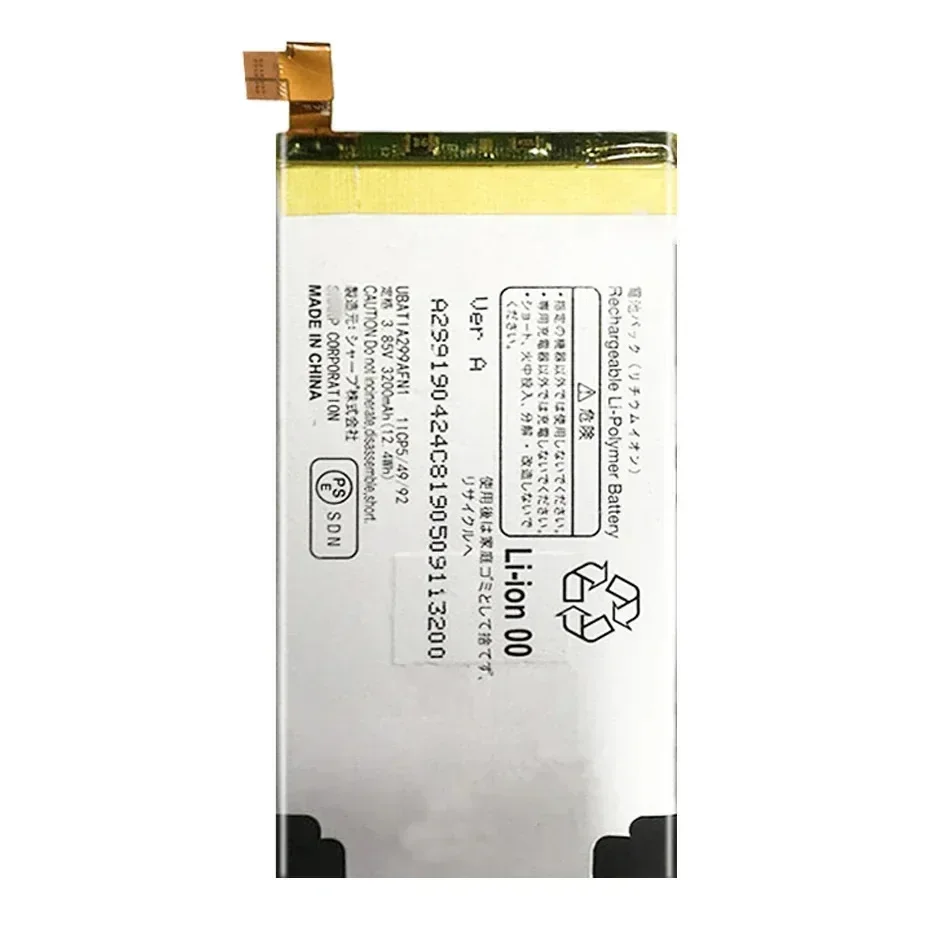Mobile Phone Battery Reliable Power Supply Premium Replacement 3200mAh For Sharp UBATIA299AFN1
Mobile Phone Battery Reliable Power Supply Premium Replacement 3200mAh For Sharp UBATIA299AFN1