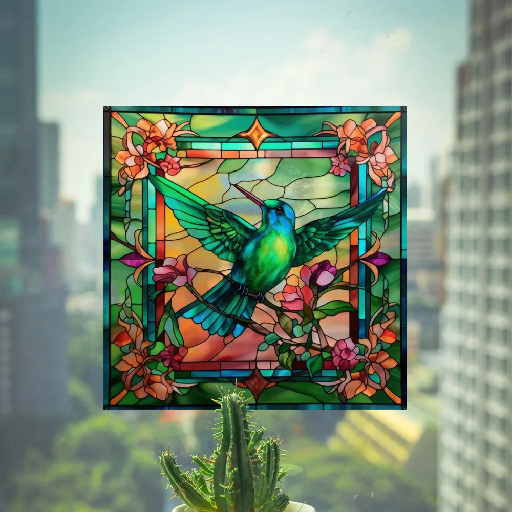 Non-Adhesive Hummingbird Window Decals Reusable Anti-collision Electrostatic Sticker PVC Double-Sided Design Warning Sticker
Non-Adhesive Hummingbird Window Decals Reusable Anti-collision Electrostatic Sticker PVC Double-Sided Design Warning Sticker
