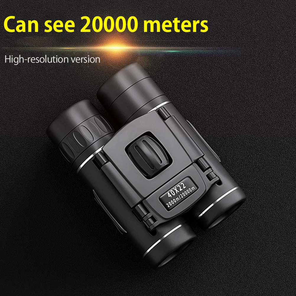 Compact 40x22 Zoom Binoculars 2000m Long Range HD Folding Mini Telescope BAK4 FMC Optics for Hunting Sports Camping Travel
Compact 40x22 Zoom Binoculars 2000m Long Range HD Folding Mini Telescope BAK4 FMC Optics for Hunting Sports Camping Travel 