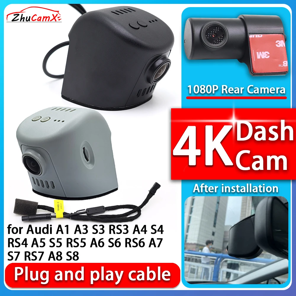 ZhuCamX 4K 2160P Plug and Play DVR Dash Cam Video Night Vision for Audi A1 A3 S3 RS3 A4 S4 RS4 A5 S5 RS5 A6 S6 RS6 A7 S7 RS7 A8
ZhuCamX 4K 2160P Plug and Play DVR Dash Cam Video Night Vision for Audi A1 A3 S3 RS3 A4 S4 RS4 A5 S5 RS5 A6 S6 RS6 A7 S7 RS7 A8