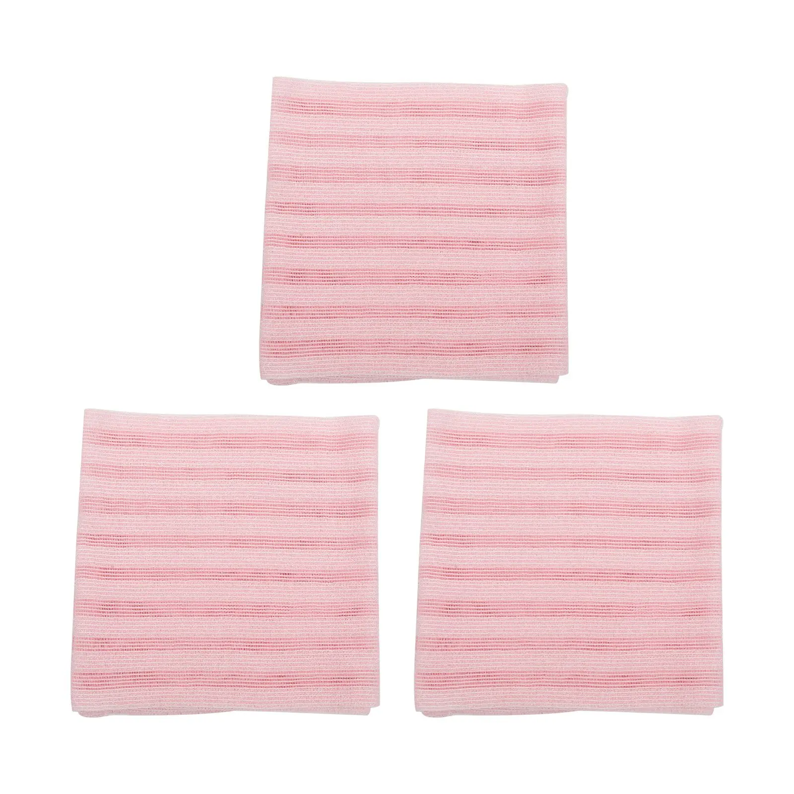 3 Pcs Pink Bath Scrubber Shower Towels Body Exfoliating Back Scrubbers Travel Portable Polyester Fiber Durability Comfort
3 Pcs Pink Bath Scrubber Shower Towels Body Exfoliating Back Scrubbers Travel Portable Polyester Fiber Durability Comfort