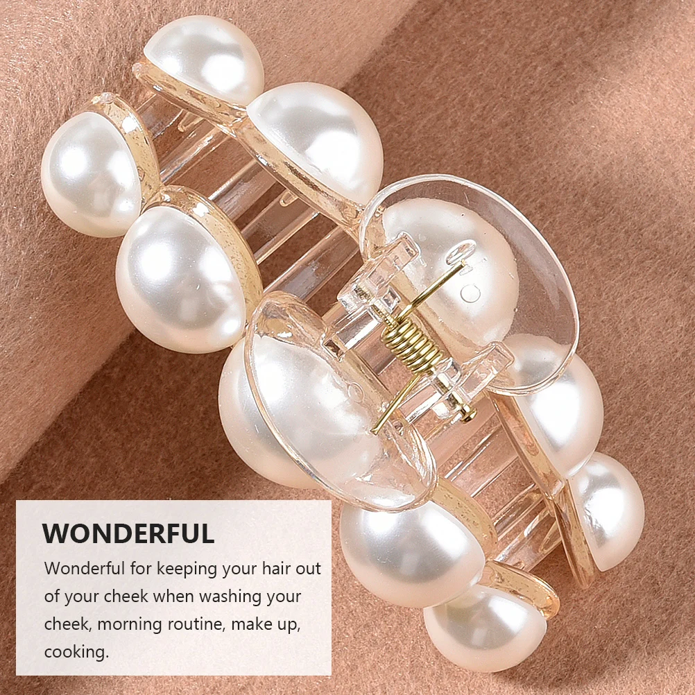 2pcs Pearl Hair Clip Women Hair Accessories Creative Barrette Durable Smooth Comfortable For Daily Work Party Shower Makeup
2pcs Pearl Hair Clip Women Hair Accessories Creative Barrette Durable Smooth Comfortable For Daily Work Party Shower Makeup