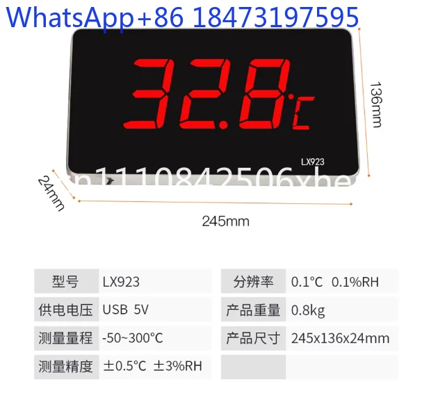 High-Precision Cold Storage Large-Screen Display Bathroom Thermometer Industrial Pool & Sauna Room Water Temperature Gauge
High-Precision Cold Storage Large-Screen Display Bathroom Thermometer Industrial Pool & Sauna Room Water Temperature Gauge