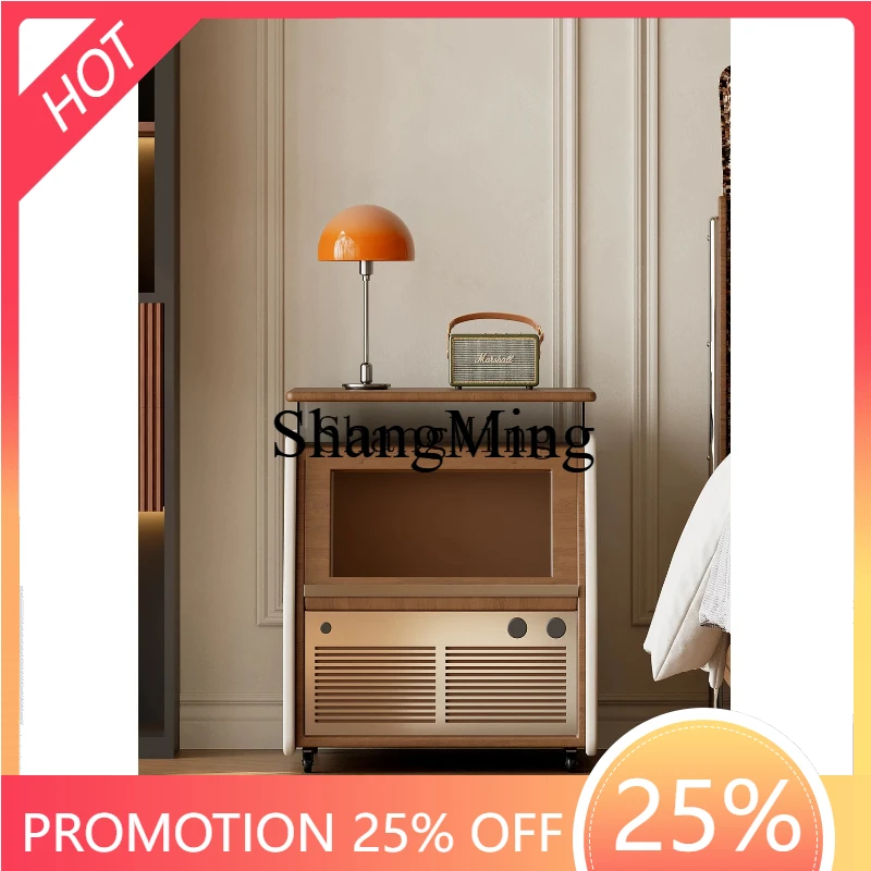 SM new retro cherry solid wood bedside table storage removable side bedroom small drawer cabinet
SM new retro cherry solid wood bedside table storage removable side bedroom small drawer cabinet