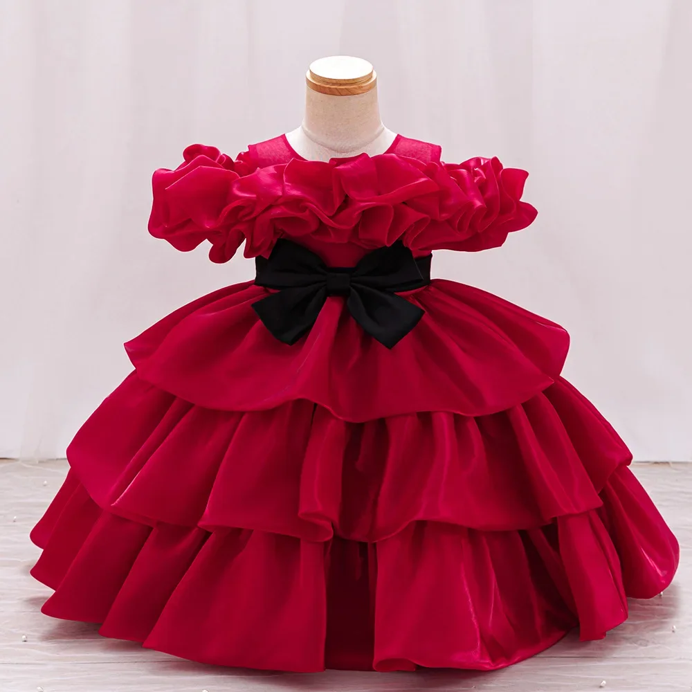 Kids Party Bridesmaid Dresses Christmas Elegant Girls Wedding Princess First Communion Birthday Ball Gown 1-6 Years
Kids Party Bridesmaid Dresses Christmas Elegant Girls Wedding Princess First Communion Birthday Ball Gown 1-6 Years