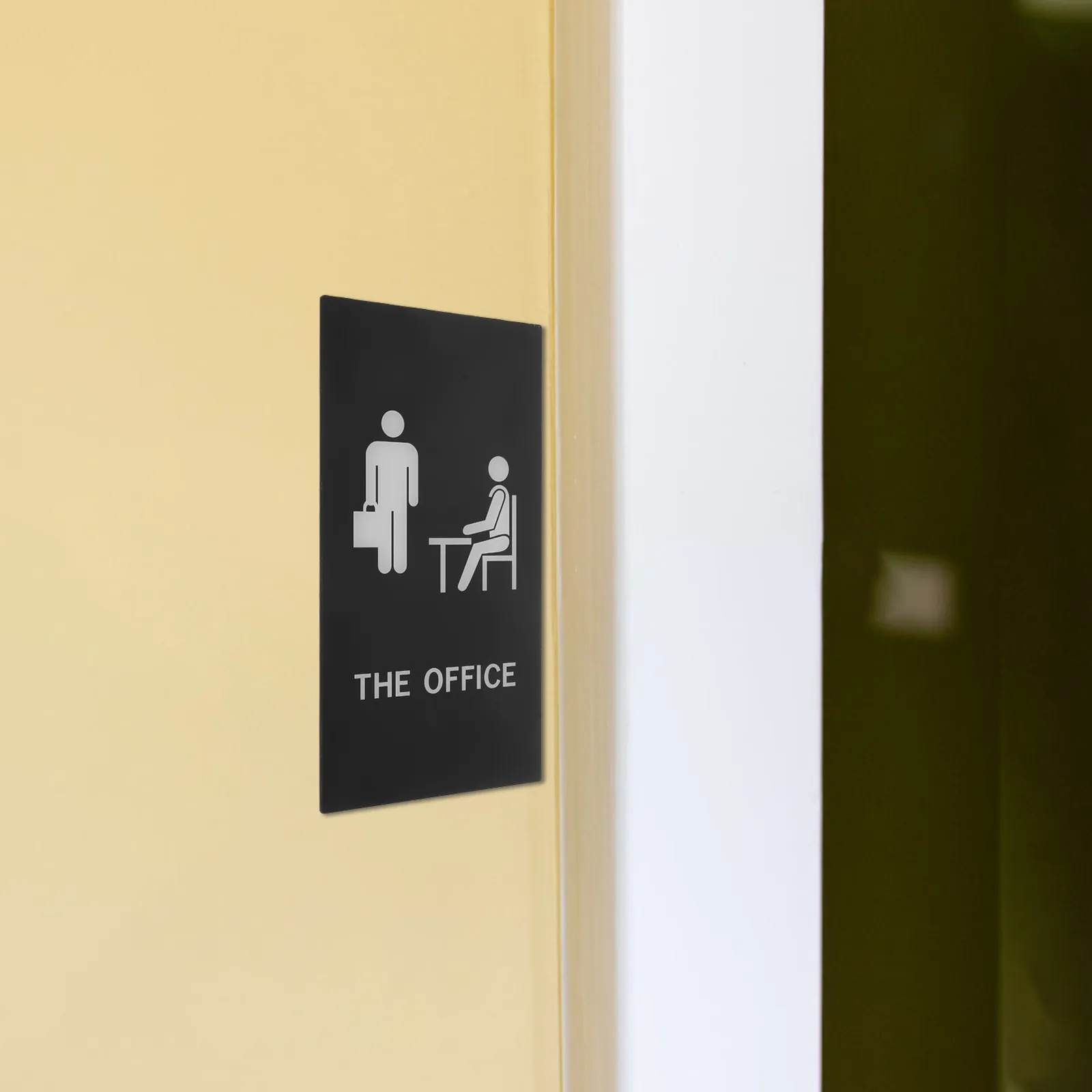 Professional Acrylic Office Sign Self Adhesive High Grip Laser Printed Surface Safe Removable Wall Door Name Plate for Office
Professional Acrylic Office Sign Self Adhesive High Grip Laser Printed Surface Safe Removable Wall Door Name Plate for Office