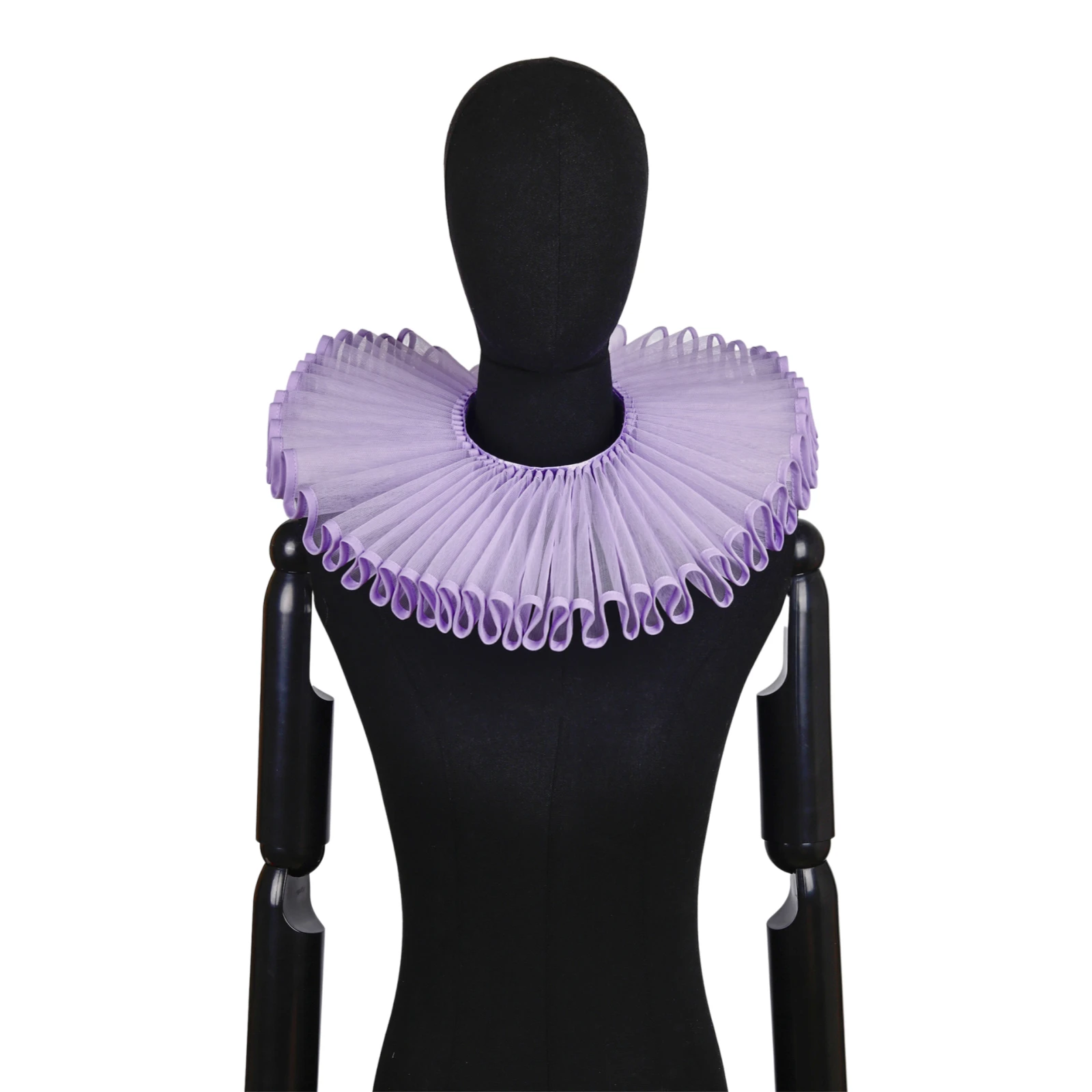 AwwwCos Vintage Renaissance Ruffled Neck Collar Elizabethan Noble Pleated Tulle Ruff Collar Halloween Cosplay Accessory Prop
AwwwCos Vintage Renaissance Ruffled Neck Collar Elizabethan Noble Pleated Tulle Ruff Collar Halloween Cosplay Accessory Prop