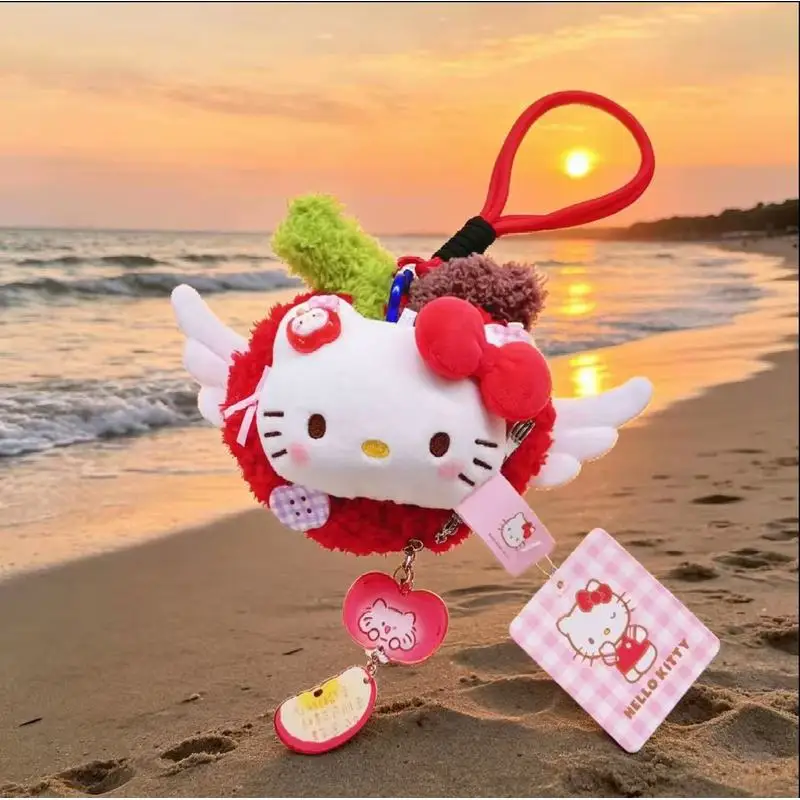 4 inch anime Hello Kitty cos Flying Apple series cartoon plush doll keychain PP cotton stuffed doll kawaii school bag pendant
4 inch anime Hello Kitty cos Flying Apple series cartoon plush doll keychain PP cotton stuffed doll kawaii school bag pendant