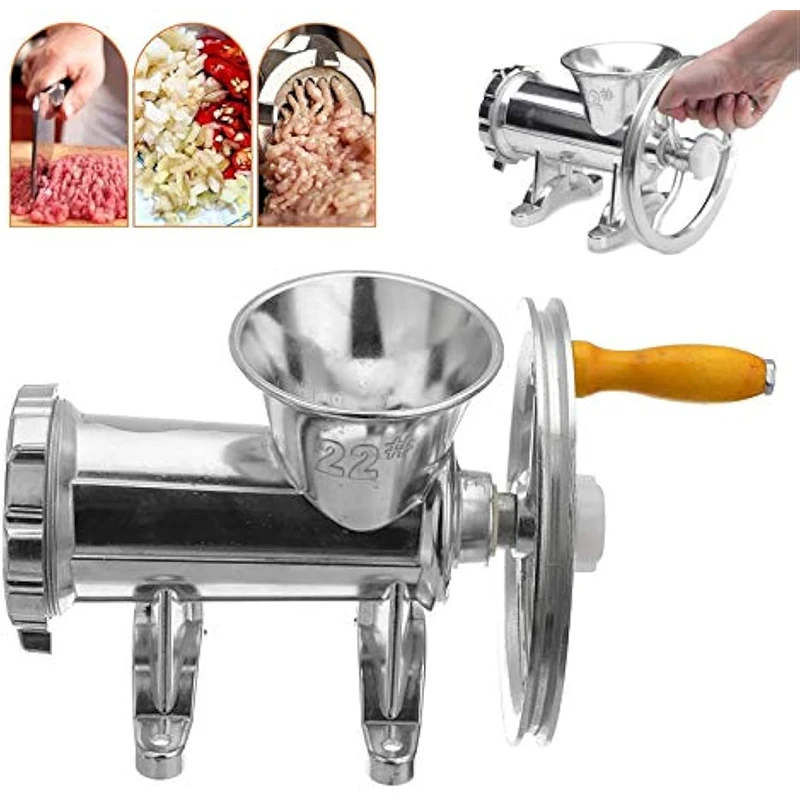 Multifunction Manual Meat Grinder Mincer Sausage Stuffer Household Hand Crank Manual Food Meat Vegetable Garlic Grinder Chopper
Multifunction Manual Meat Grinder Mincer Sausage Stuffer Household Hand Crank Manual Food Meat Vegetable Garlic Grinder Chopper