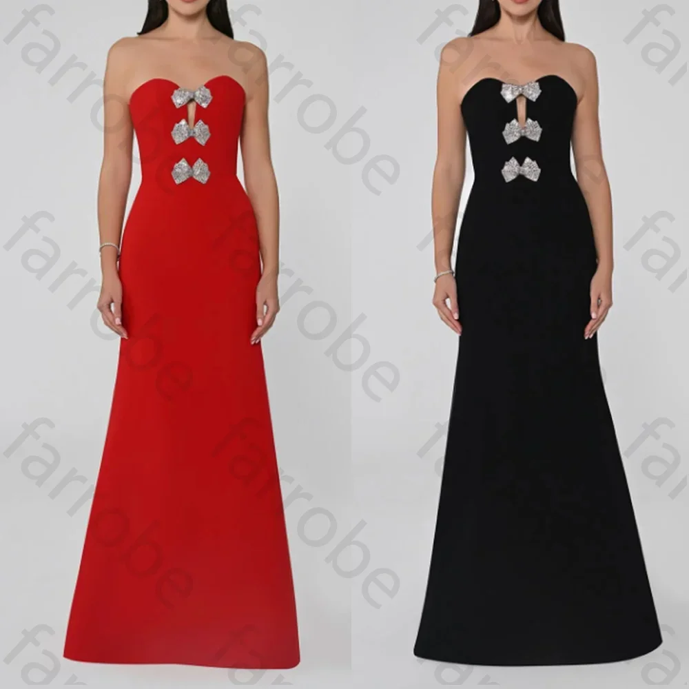Customized Bow Rhinestone Pleat A-line Strapless Long Dress Homecoming Dresses High Quality Evening Gowns Party Gown for Women
Customized Bow Rhinestone Pleat A-line Strapless Long Dress Homecoming Dresses High Quality Evening Gowns Party Gown for Women