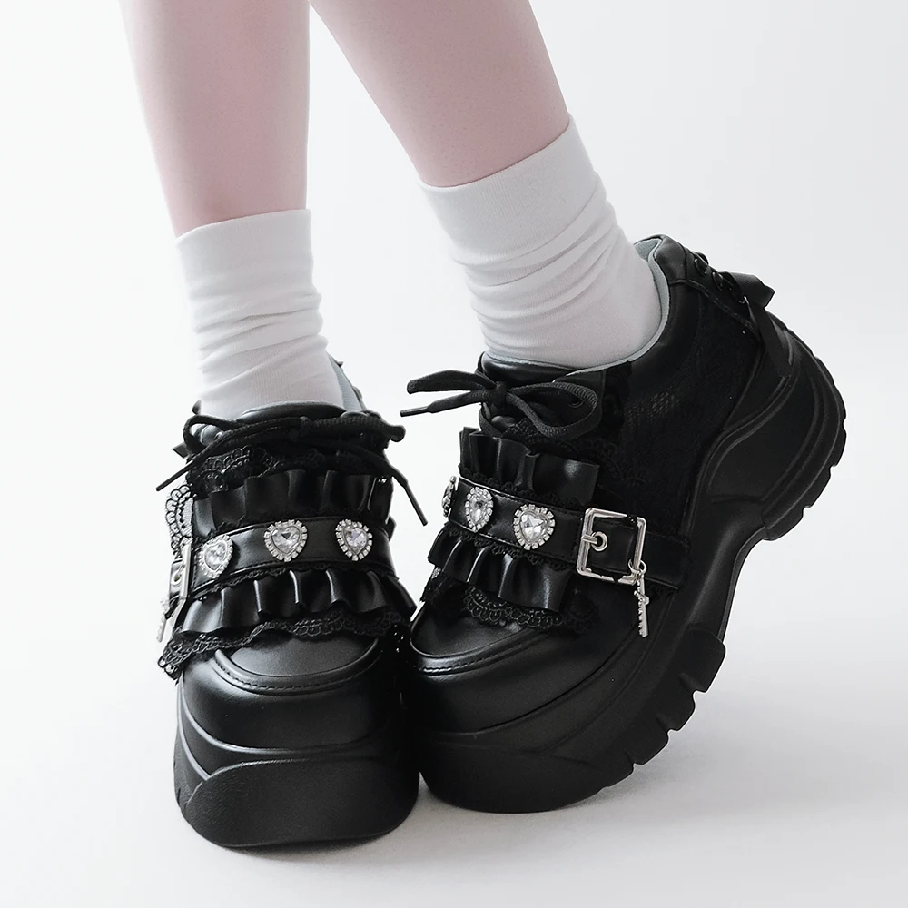 Original Lolita Girls' Sponge Cake Shoes Japanese Thick Soled Shoes Water Diamond Casual Versatile Shoes
Original Lolita Girls' Sponge Cake Shoes Japanese Thick Soled Shoes Water Diamond Casual Versatile Shoes