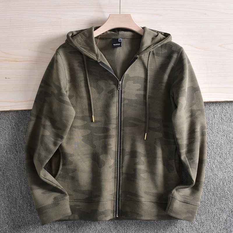 Men's Camouflage Sweatshirt Cardigan Spring Autumn Casual Sports Military Style Long Sleeve Hooded Zipper Pocket Comfortable Fit
Men's Camouflage Sweatshirt Cardigan Spring Autumn Casual Sports Military Style Long Sleeve Hooded Zipper Pocket Comfortable Fit