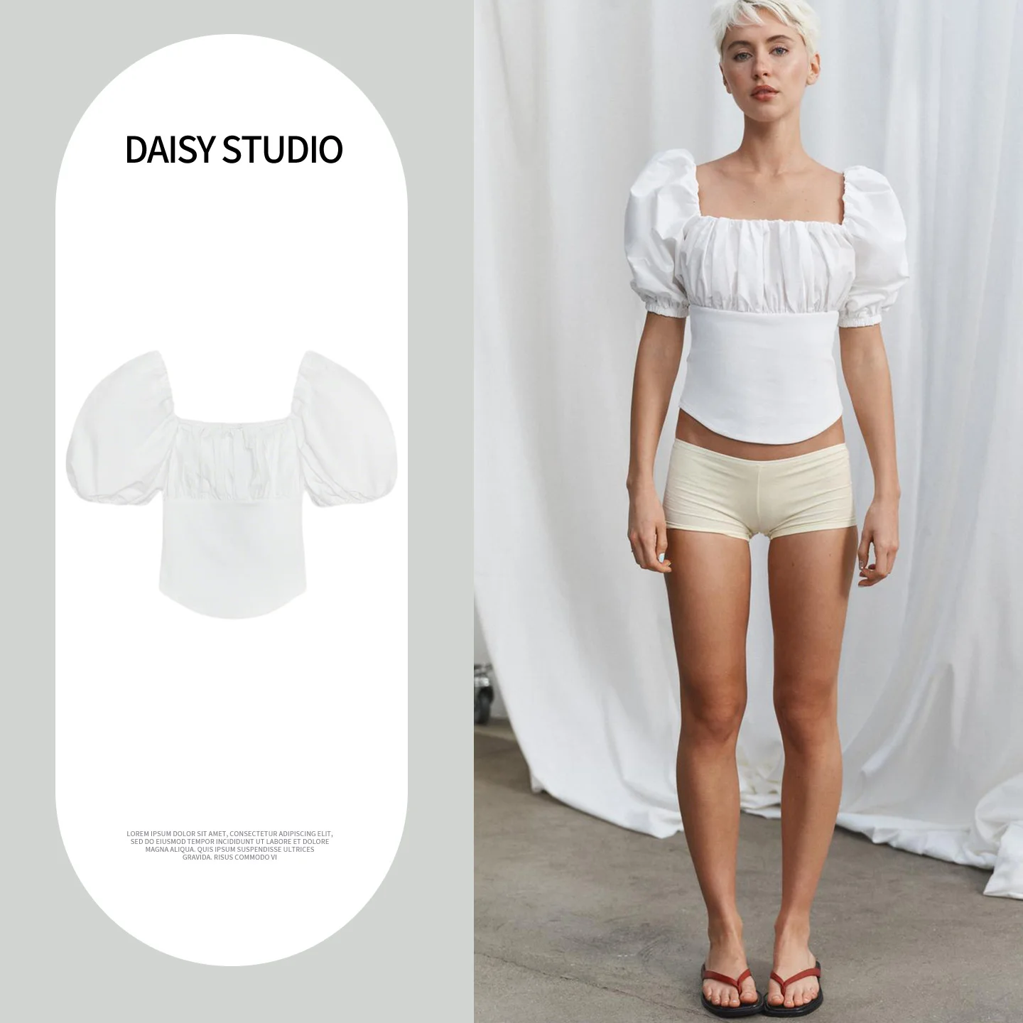Spring New Women's Casual Style Short Sleeve Square Collar Patchwork Balloon Sleeve Ribbed Short Top Skin-friendly Breathable
Spring New Women's Casual Style Short Sleeve Square Collar Patchwork Balloon Sleeve Ribbed Short Top Skin-friendly Breathable