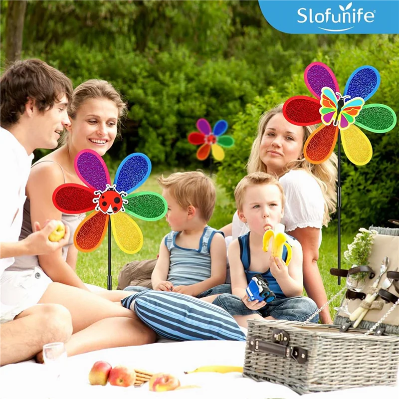 RALCA-8Pcs Pinwheels For Garden,Colorful Flower Rainbow Garden Windmill,Wind Lawn Pinwheels Garden Windmills
RALCA-8Pcs Pinwheels For Garden,Colorful Flower Rainbow Garden Windmill,Wind Lawn Pinwheels Garden Windmills