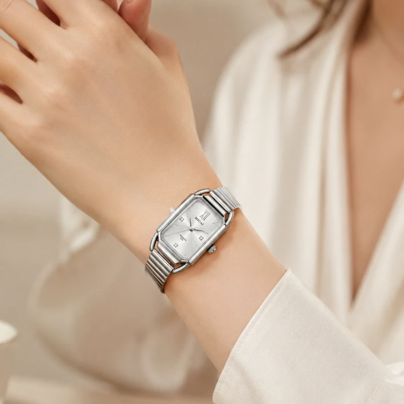 MICAI Women Silver Watch Elegant Rhinestone Dial Stainless Steel Band Quartz Wristwatch Fashion Dress Ladies Watch Montre Femme
MICAI Women Silver Watch Elegant Rhinestone Dial Stainless Steel Band Quartz Wristwatch Fashion Dress Ladies Watch Montre Femme