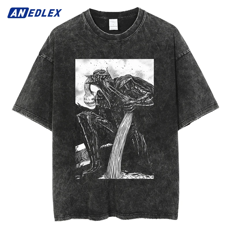 Summer Streetwear Washed Tshirt Men Oversized Anime Graphic Printed T-Shirt Unisex Harajuku Cotton Tops Tees Black Clothing
Summer Streetwear Washed Tshirt Men Oversized Anime Graphic Printed T-Shirt Unisex Harajuku Cotton Tops Tees Black Clothing