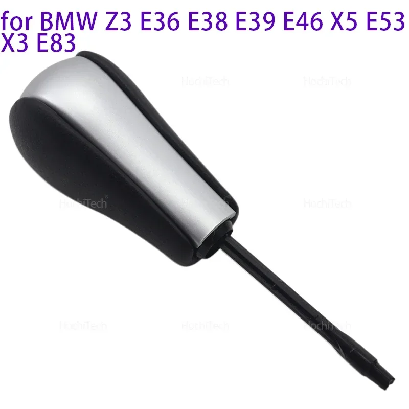 Leather Automatic Transmission Car Sliver Gear Shift Shifter Lever Knob for BMW Z3 E36 E38 E39 E46 X5 E53 X3 E83 Accessories
Leather Automatic Transmission Car Sliver Gear Shift Shifter Lever Knob for BMW Z3 E36 E38 E39 E46 X5 E53 X3 E83 Accessories