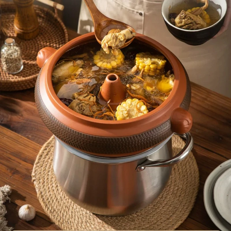 LMM steam casserole, steam pot chicken household gas pot ceramic non-purple pottery sand jumping knife commercial
LMM steam casserole, steam pot chicken household gas pot ceramic non-purple pottery sand jumping knife commercial