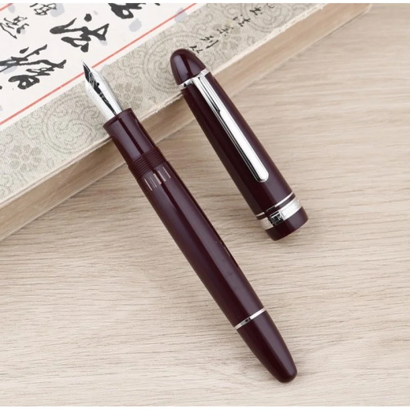 A+ MAJOHN P136 Red Piston Fountain Pen EF/F/M/Flat Size 20 Ink Window Writing Pen
A+ MAJOHN P136 Red Piston Fountain Pen EF/F/M/Flat Size 20 Ink Window Writing Pen