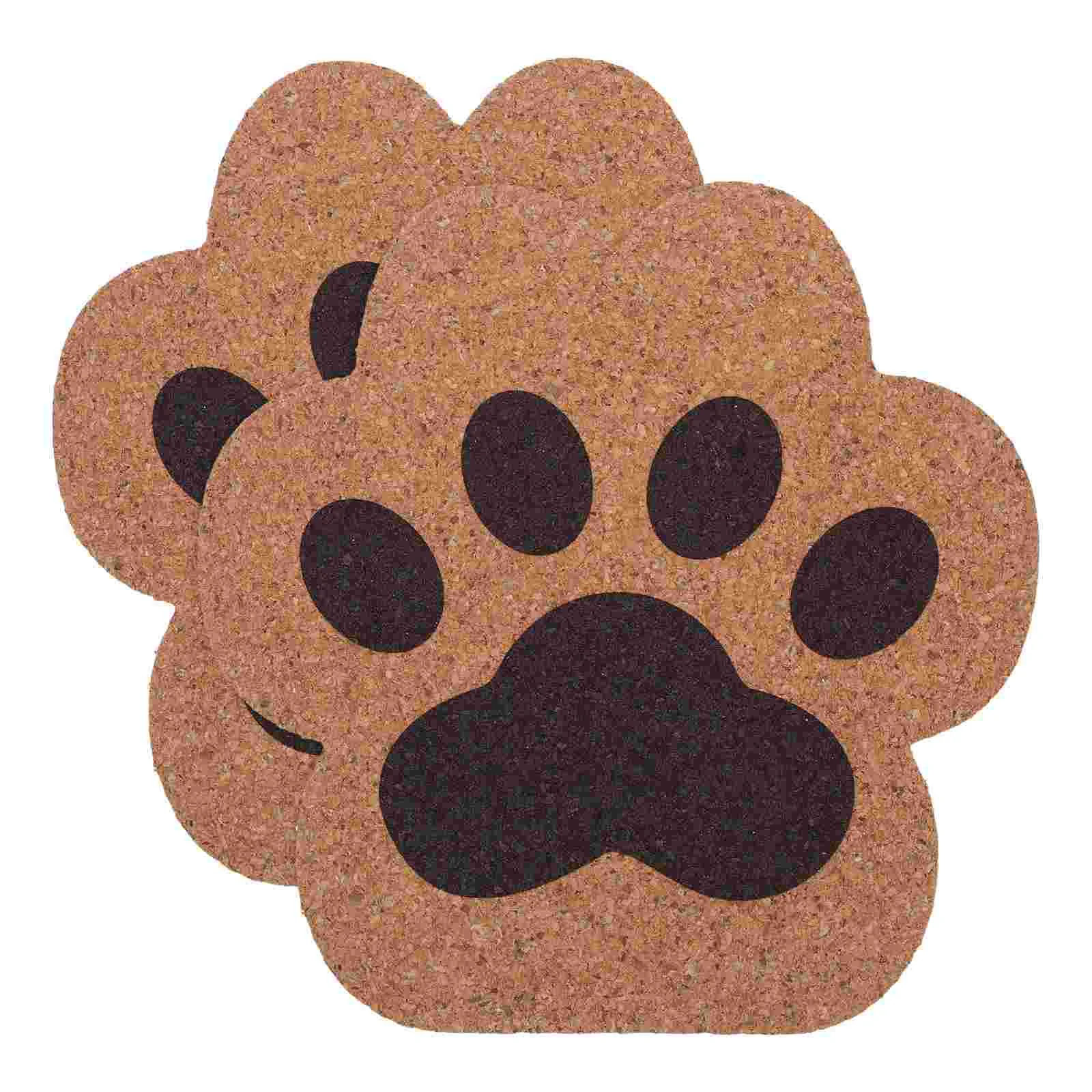 2 Pcs Cute Footprint Coasters Table Cork-back Commemorate for Desk Drinks Car Office Cup Work
2 Pcs Cute Footprint Coasters Table Cork-back Commemorate for Desk Drinks Car Office Cup Work