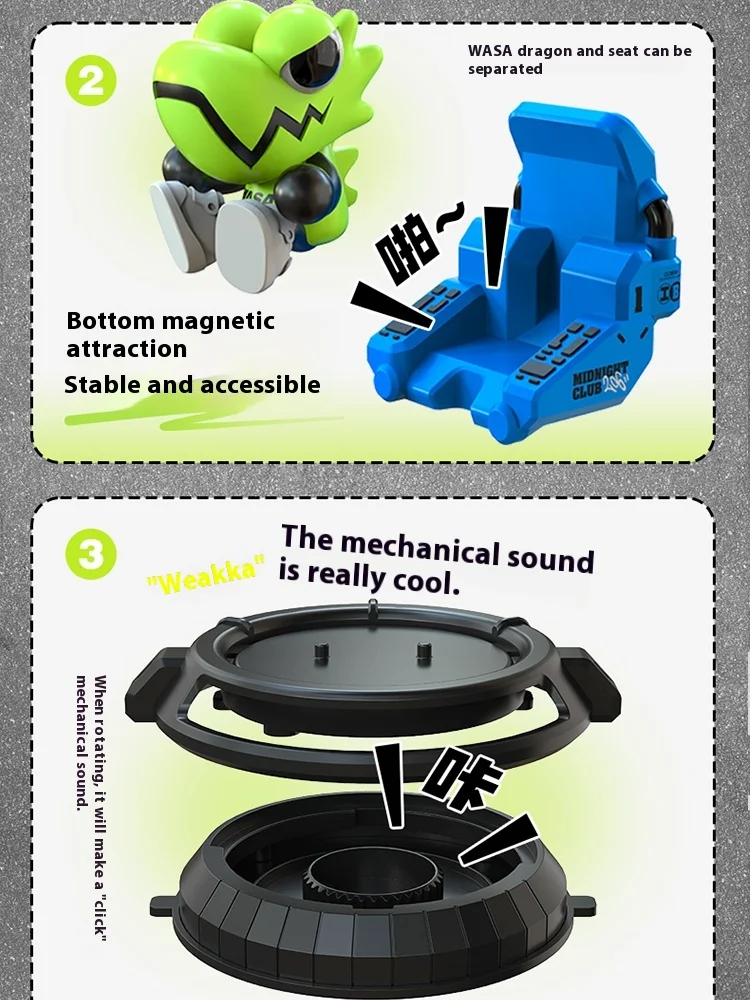 Wasa New Chameleon Car 2.0 Midnight Dragon Tide Play Blind Box Car Ornament Handmade Move Parking Plate Male Birthday Gift
Wasa New Chameleon Car 2.0 Midnight Dragon Tide Play Blind Box Car Ornament Handmade Move Parking Plate Male Birthday Gift