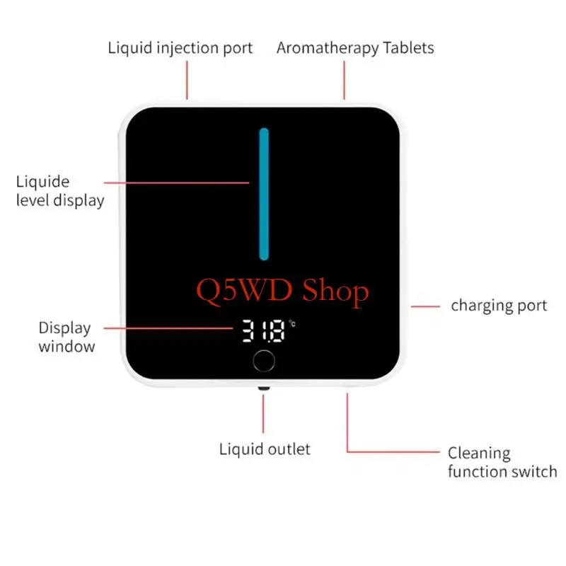 Q5WD 400ml Auto Soap Dispenser Wall Mounted Touchless Soap Dispenser for Shopping Mall Hospital Office 3 Dispensing Modes
Q5WD 400ml Auto Soap Dispenser Wall Mounted Touchless Soap Dispenser for Shopping Mall Hospital Office 3 Dispensing Modes