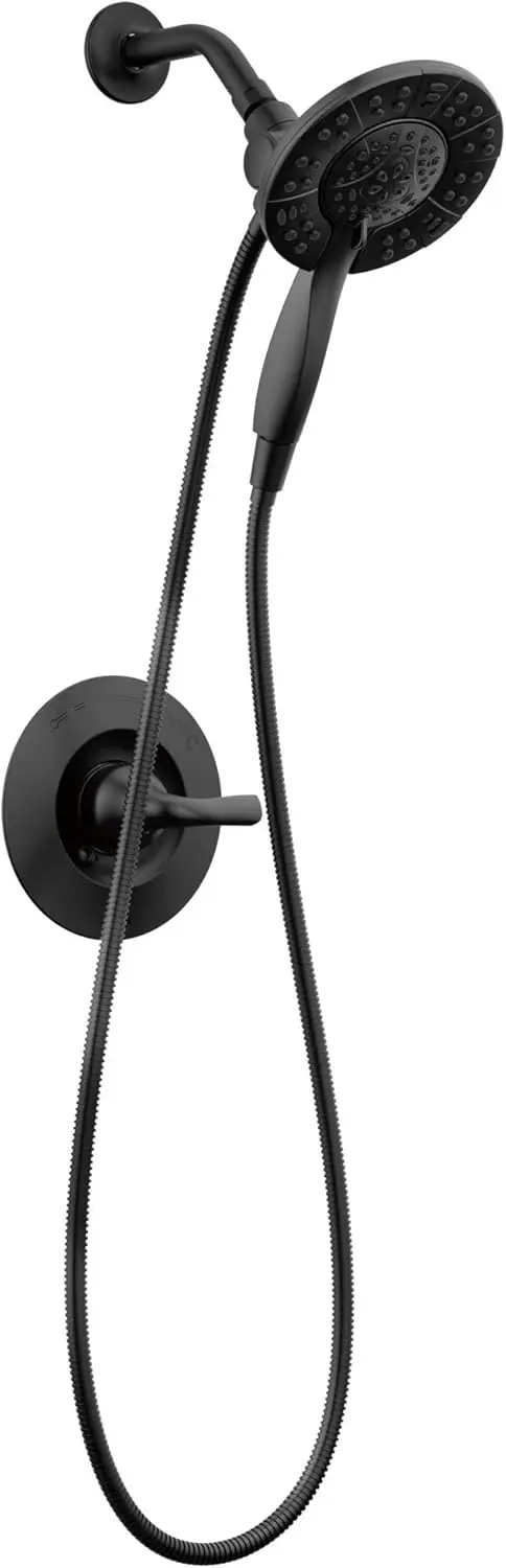 Матовый черный набор смесителей для душа с двойной насадкой для душа и ручным распылителем, комплект отделки клапана в комплекте
Матовый черный набор смесителей для душа с двойной насадкой для душа и ручным распылителем, комплект отделки клапана в комплекте