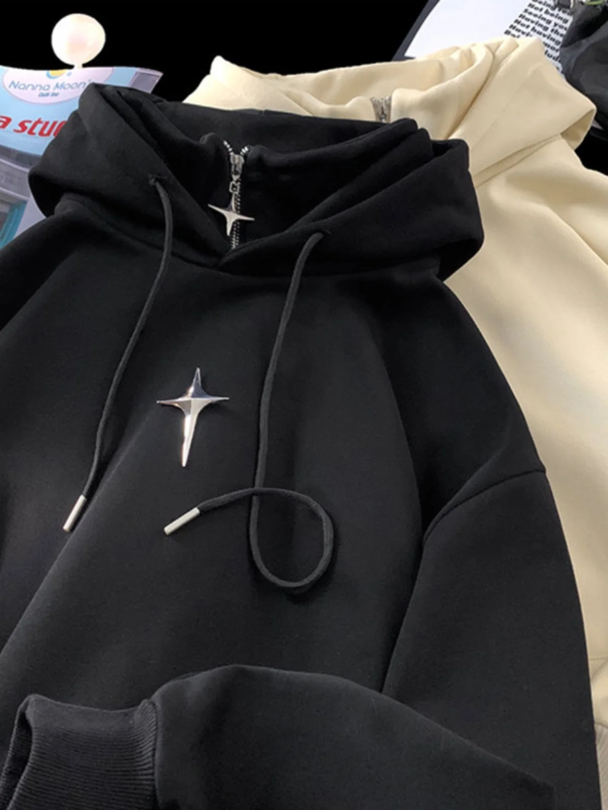 Американская ретро-толстовка оверсайз на молнии, повседневная, свободного кроя, для мужчин, весна-осень, молодежная, износостойкая
Американская ретро-толстовка оверсайз на молнии, повседневная, свободного кроя, для мужчин, весна-осень, молодежная, износостойкая