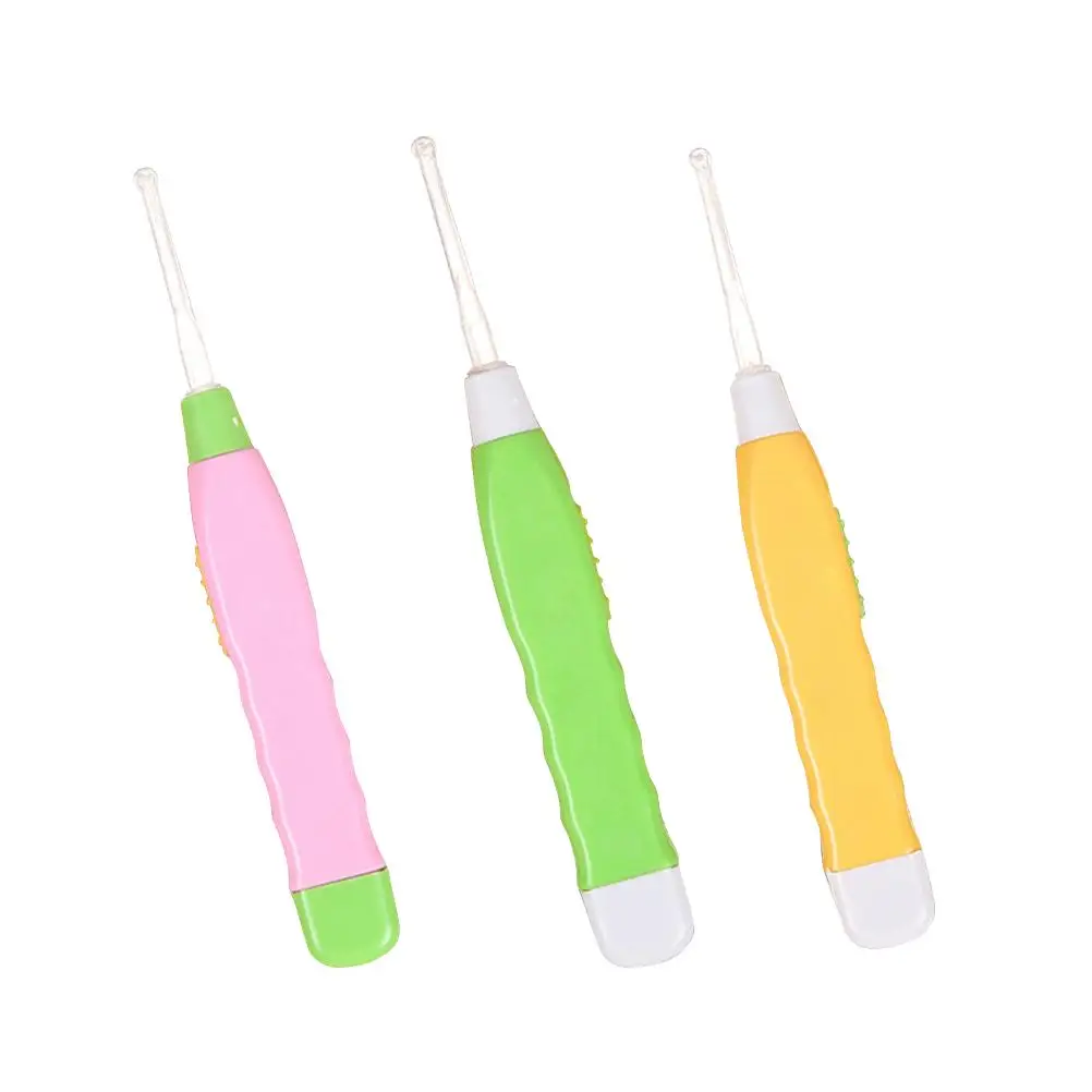 3 Pcs Ear Wax Tools LED Light 14x1.5x1.2cm Plastic Reusable Safe Kids Adults Easy Clean Health Care Ear Cleaning
3 Pcs Ear Wax Tools LED Light 14x1.5x1.2cm Plastic Reusable Safe Kids Adults Easy Clean Health Care Ear Cleaning