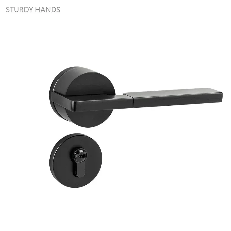 1 set of aluminum alloy indoor silent door lock modern and simple solid wood bedroom door split handle lock
1 set of aluminum alloy indoor silent door lock modern and simple solid wood bedroom door split handle lock