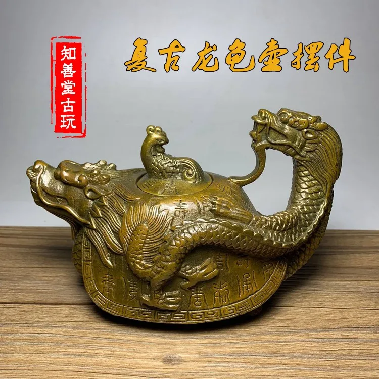 Special pure copper turtle pot ornaments centennial turtle pot jug teapot home decoration collection
Special pure copper turtle pot ornaments centennial turtle pot jug teapot home decoration collection
