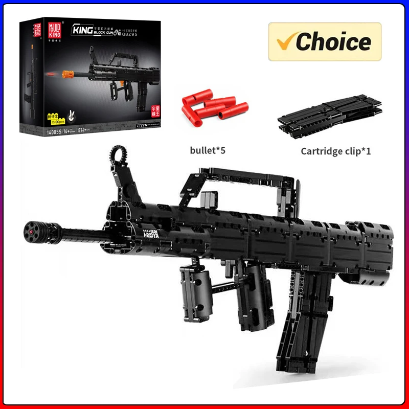 Mould King 14005 Qbz95 Building Block Blocks Assault Riffle Rifle Build Kit Gun Model Military Series Ww2 Bricks Children Toys
Mould King 14005 Qbz95 Building Block Blocks Assault Riffle Rifle Build Kit Gun Model Military Series Ww2 Bricks Children Toys