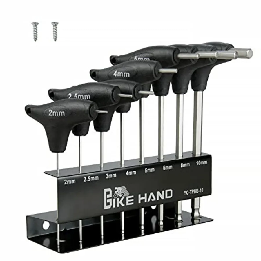 Набор прецизионных шестигранных ключей BikeHand Heavy Duty с двойной головкой для велосипедов
Набор прецизионных шестигранных ключей BikeHand Heavy Duty с двойной головкой для велосипедов
