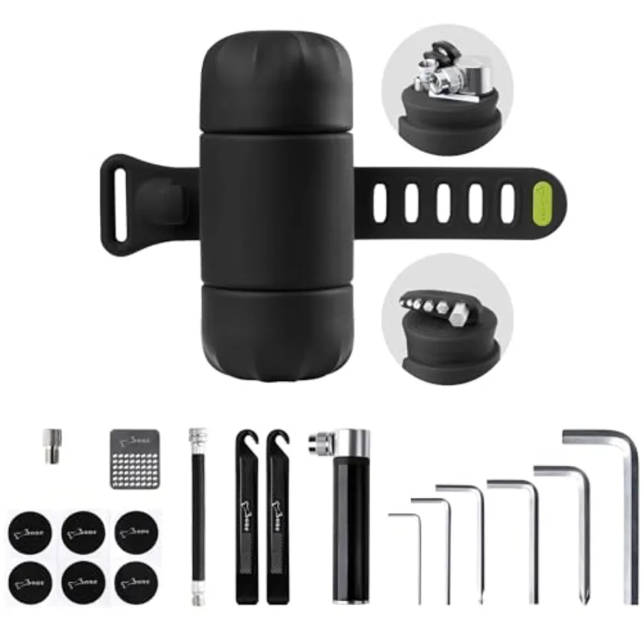 Bike Portable Tool Kit Bicycle Repair Capsule Scratch-Free and Waterproof Silicone Bag for Emergency Maintenance Cycling access
Bike Portable Tool Kit Bicycle Repair Capsule Scratch-Free and Waterproof Silicone Bag for Emergency Maintenance Cycling access