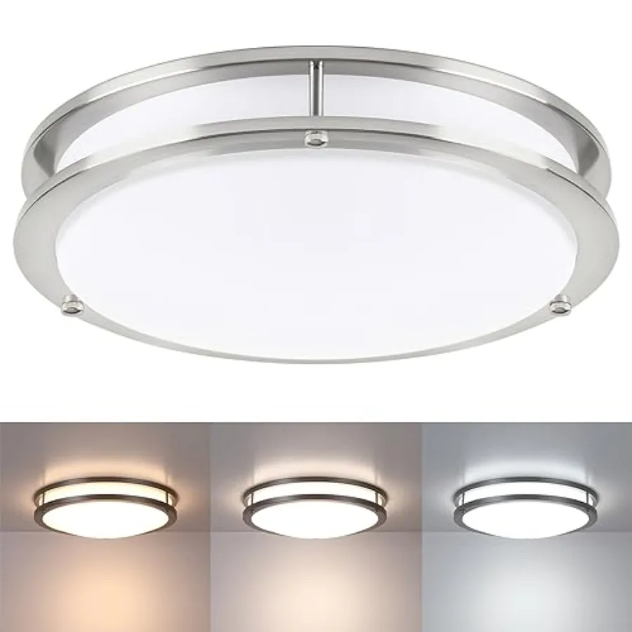 " Flush Mount Ceiling Light Fixture LED Ceiling Light 3000K/4000K/5000K Color Changing Modern Bathroom Fixture for Bedroom25W
" Flush Mount Ceiling Light Fixture LED Ceiling Light 3000K/4000K/5000K Color Changing Modern Bathroom Fixture for Bedroom25W