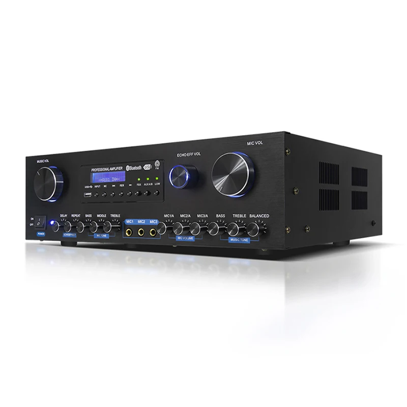 Dsp Digital Audio Processor Built In 150W/250W/350/450W Power Amplifier Karaoke Effects Powered Audio Processor
Dsp Digital Audio Processor Built In 150W/250W/350/450W Power Amplifier Karaoke Effects Powered Audio Processor