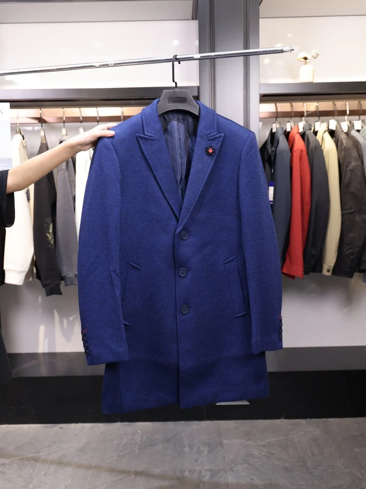 Homesi Faion Men's Woolen Coat 2025 Autumn Winter Sle Casual Busin Flip Collar Mid-Length Single Button Coat
Homesi Faion Men's Woolen Coat 2025 Autumn Winter Sle Casual Busin Flip Collar Mid-Length Single Button Coat