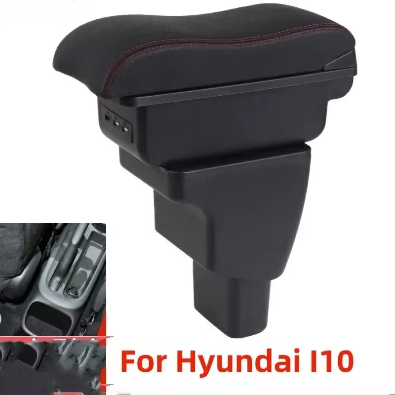 New luxury Car Armrest For Hyundai I10 Armrest Box Center Storage Box interface decoration accessories Interior Retrofit part
New luxury Car Armrest For Hyundai I10 Armrest Box Center Storage Box interface decoration accessories Interior Retrofit part