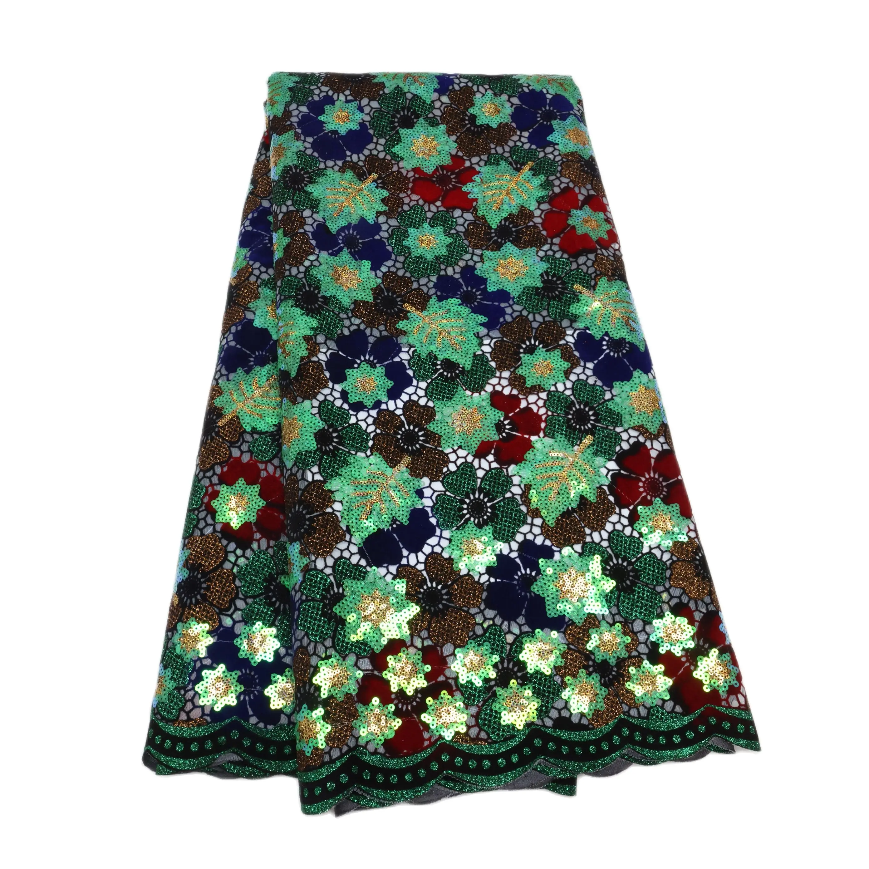 New Come Green Sequins Guipure Cord Lace Fabric African Fabric Water Soluble Lace For Dresses Material 5 Yards/lot
New Come Green Sequins Guipure Cord Lace Fabric African Fabric Water Soluble Lace For Dresses Material 5 Yards/lot
