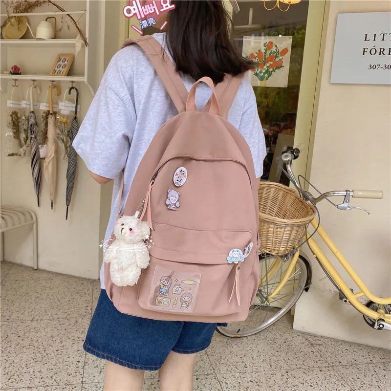 Fashion Girls School Bag Cute Simple Design Cotton Women Backpack Student Laptop Rucksack Femal Kawaii Travel Mochila
Fashion Girls School Bag Cute Simple Design Cotton Women Backpack Student Laptop Rucksack Femal Kawaii Travel Mochila