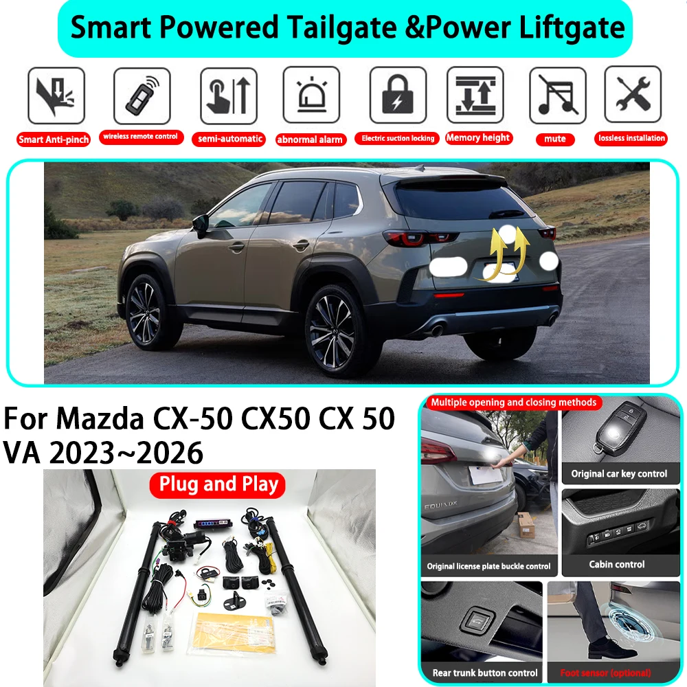 for Mazda CX-50 CX50 CX 50 VA 2023~2026 OEM Smart Automatic Powered Tailgate Electric Power Tailgate Lift Kit Key Close
for Mazda CX-50 CX50 CX 50 VA 2023~2026 OEM Smart Automatic Powered Tailgate Electric Power Tailgate Lift Kit Key Close