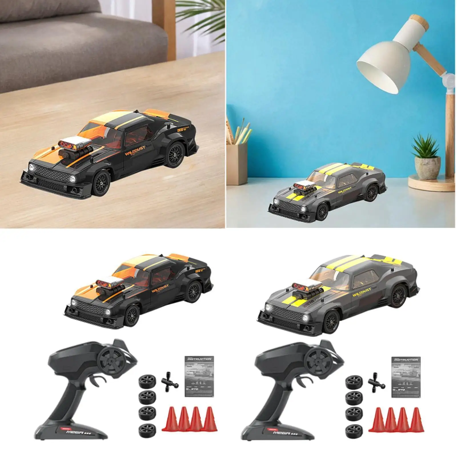 1/16 RC Drift Car 2.4G Модель хобби Полномасштабная 4WD с подсветкой Спортивный автомобиль
1/16 RC Drift Car 2.4G Модель хобби Полномасштабная 4WD с подсветкой Спортивный автомобиль
