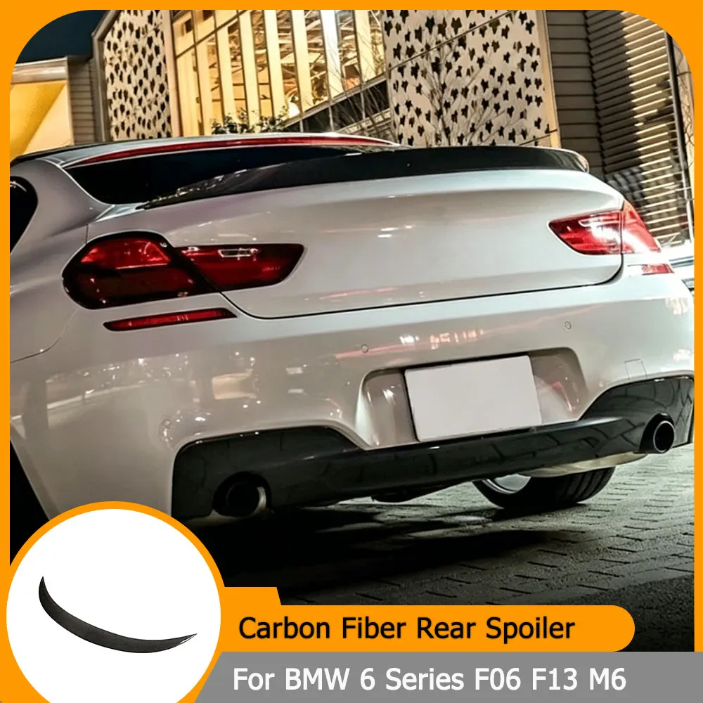 Car Rear Trunk Spoiler Boot Lip Wing for BMW 6 Series F06 F13 M6 M Sport Coupe Sedan 2012-2019 Carbon Fiber Spoiler
Car Rear Trunk Spoiler Boot Lip Wing for BMW 6 Series F06 F13 M6 M Sport Coupe Sedan 2012-2019 Carbon Fiber Spoiler