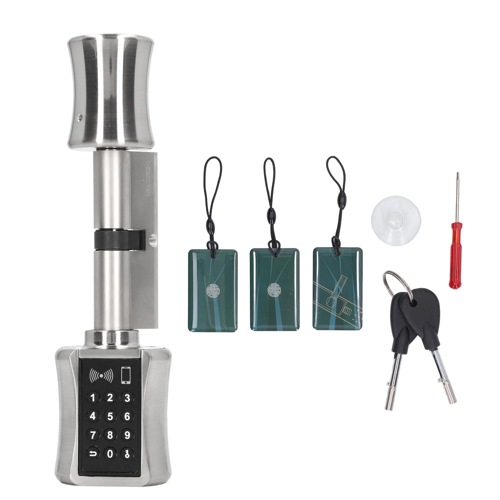 Smart Electric Door Lock APP/Password/Card Unlock Low Consumption Keyless Anti-theft Door Coded Lock for 40-100mm Thickness Door
Smart Electric Door Lock APP/Password/Card Unlock Low Consumption Keyless Anti-theft Door Coded Lock for 40-100mm Thickness Door