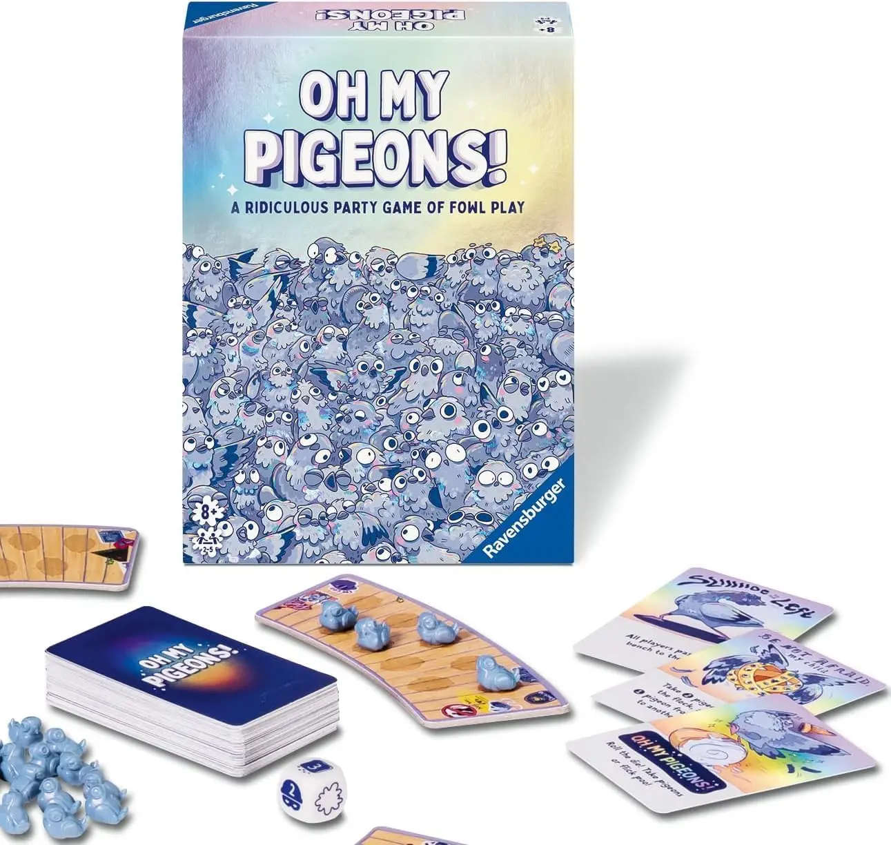Funny Family Party Game for Ages 8+ - Fast 15-Minute Play, Hilarious Pigeon Tokens, Great for Game Night
Funny Family Party Game for Ages 8+ - Fast 15-Minute Play, Hilarious Pigeon Tokens, Great for Game Night